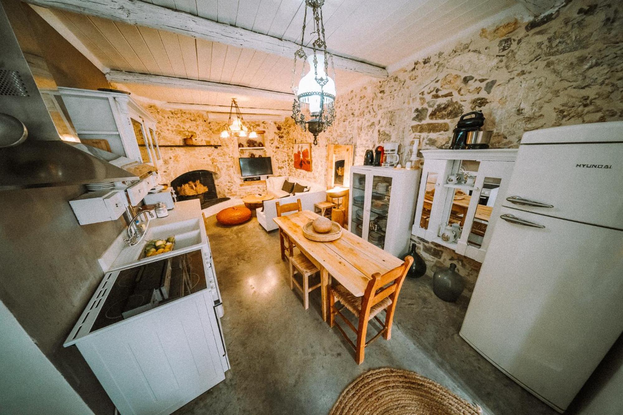 Antonia'S Stonebuilt Mansion With A Private Pool Villa Arménoi Buitenkant foto