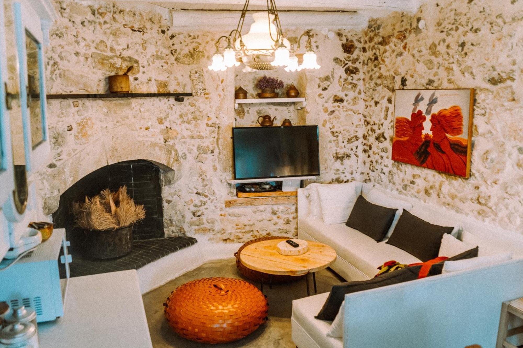 Antonia'S Stonebuilt Mansion With A Private Pool Villa Arménoi Buitenkant foto