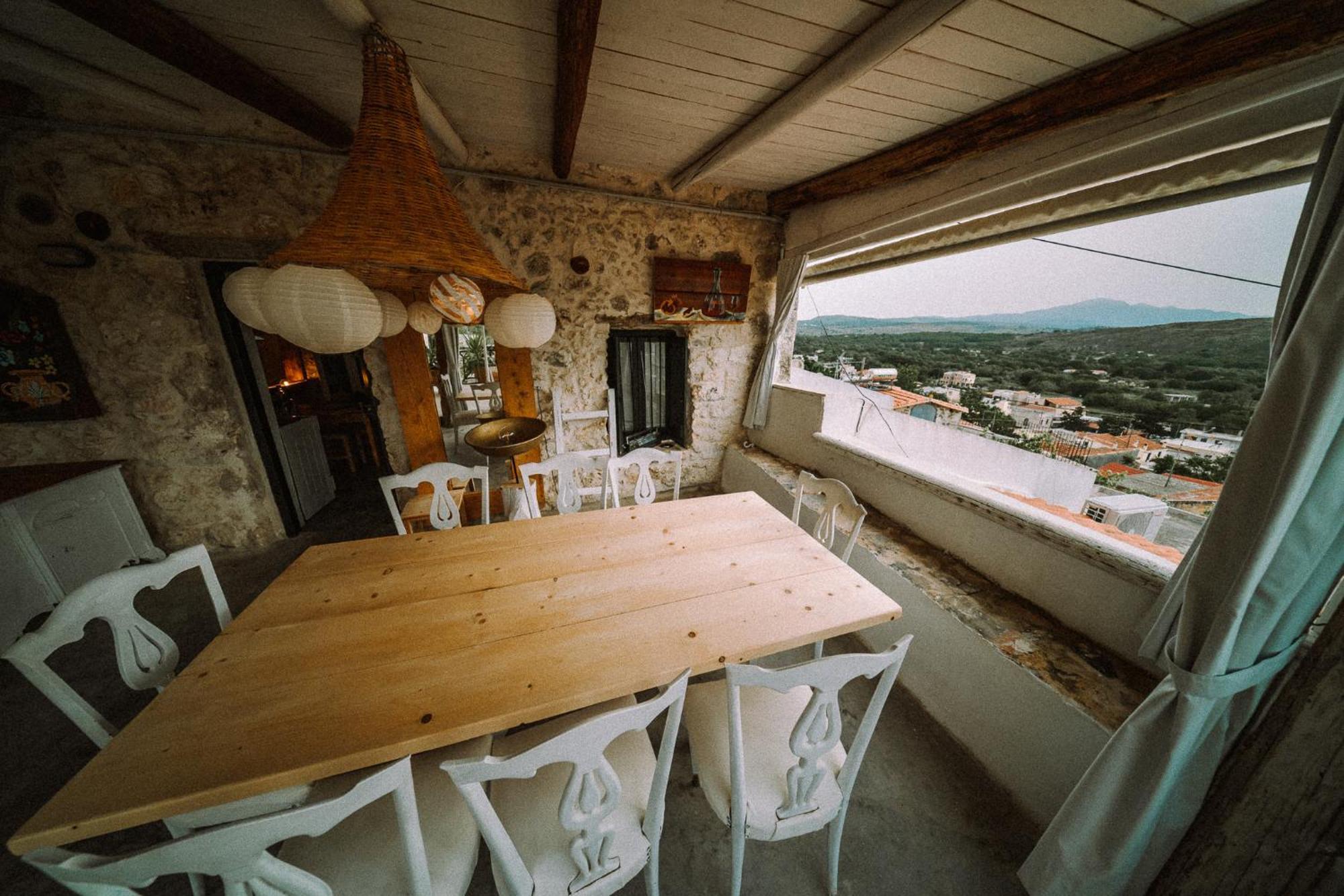 Antonia'S Stonebuilt Mansion With A Private Pool Villa Arménoi Buitenkant foto