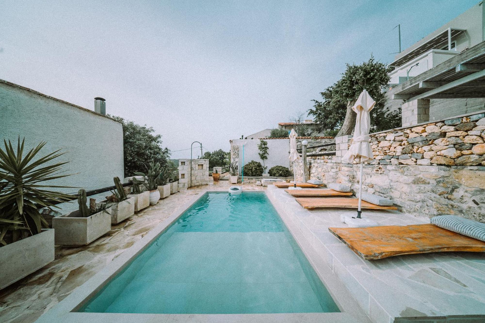 Antonia'S Stonebuilt Mansion With A Private Pool Villa Arménoi Buitenkant foto