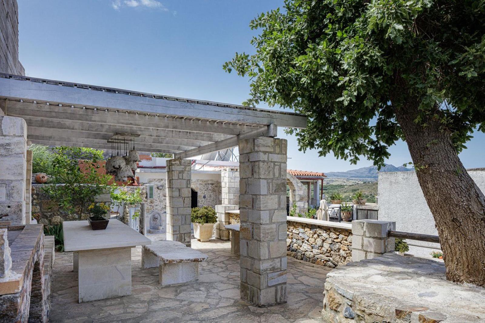 Antonia'S Stonebuilt Mansion With A Private Pool Villa Arménoi Buitenkant foto